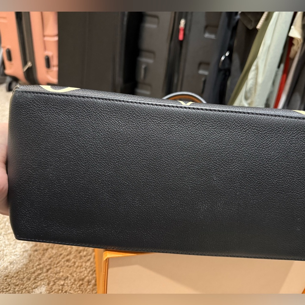 Louis Vuitton Monogram Black and Cream Satchel - Picture 5 of 13